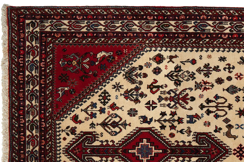 Nasrabad · Handgeknüpft – Beige, 219x138 cm