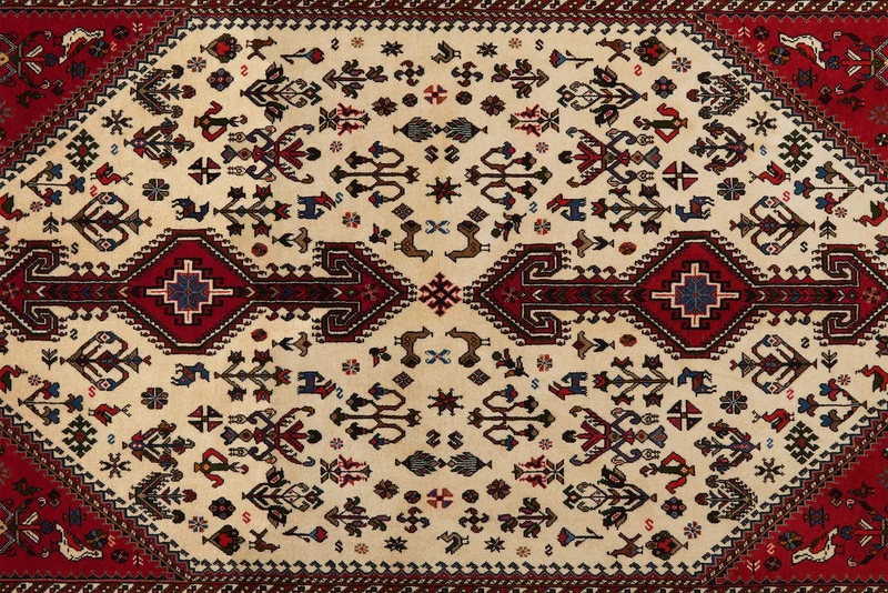 Nasrabad · Handgeknüpft – Beige, 219x138 cm