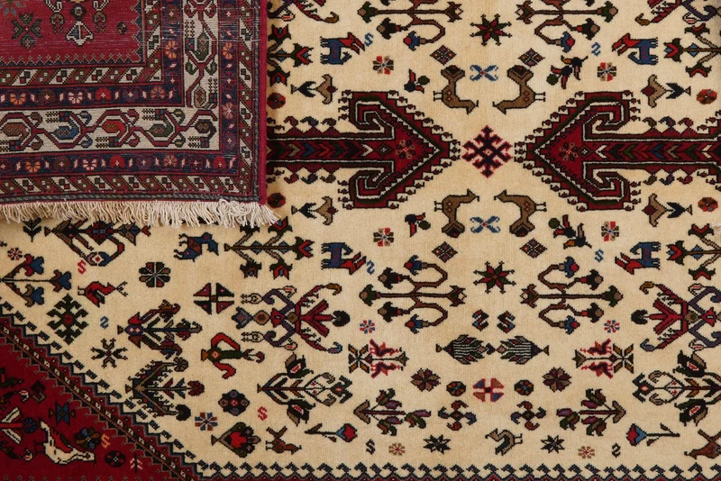 Nasrabad · Handgeknüpft – Beige, 219x138 cm