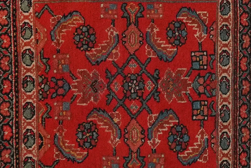Farahan · Handgeknüpft – Rot, 80x68 cm