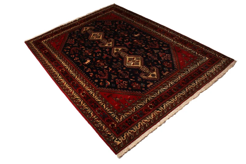 Nasrabad · Handgeknüpft – Blau, 207x141 cm
