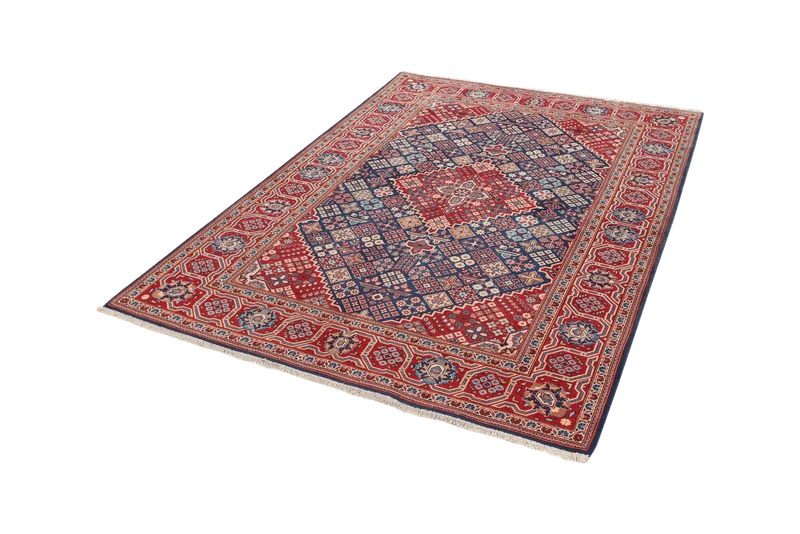 Kashan · Handgeknüpft – Rot, 200x136 cm