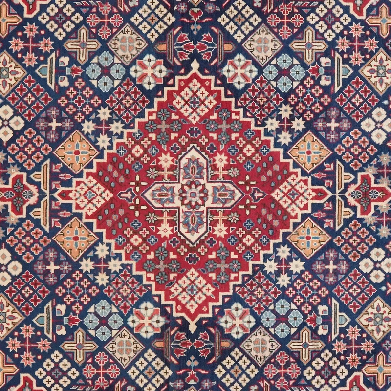 Kashan · Handgeknüpft – Rot, 200x136 cm