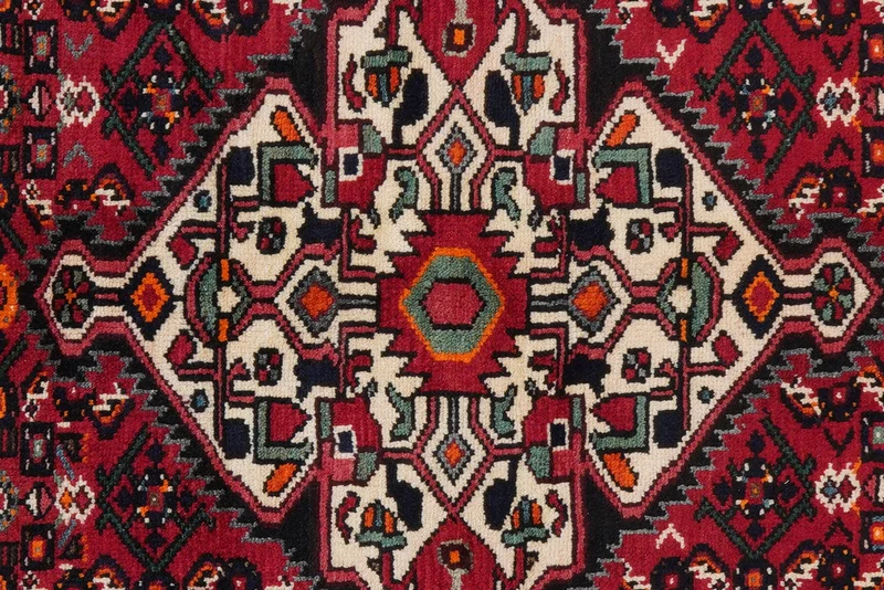 Hosseinabad · Handgeknüpft – Rot, 216x167 cm