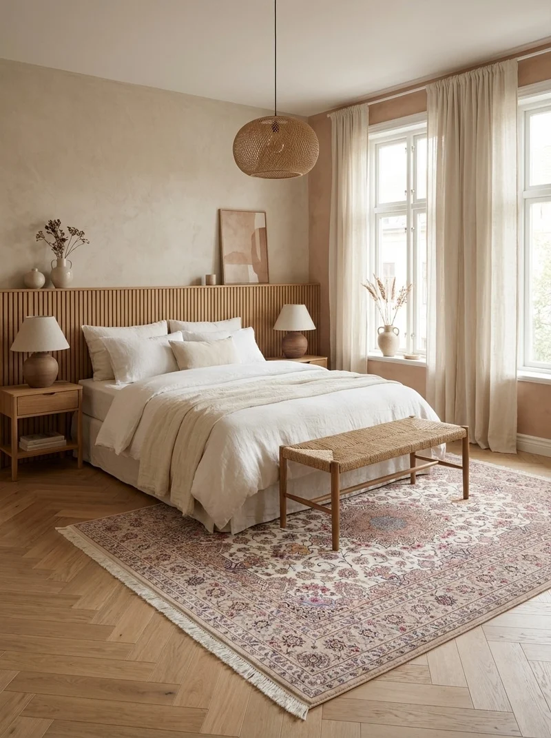 Isfahan · Handgeknüpft – Beige, 305x208 cm