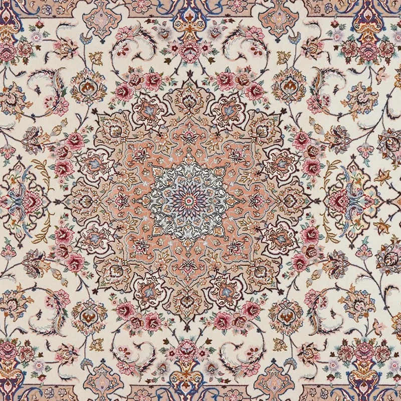Isfahan · Handgeknüpft – Beige, 305x208 cm