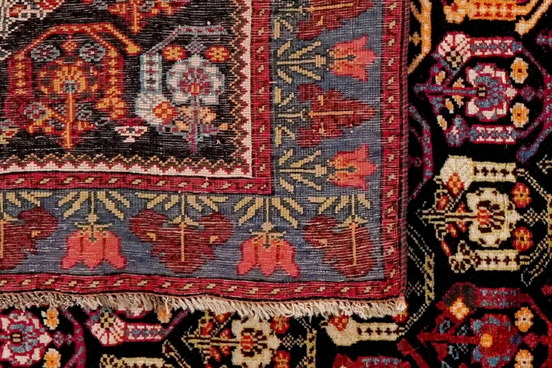 Henegoun · Handgeknüpft – Schwarz, 157x98 cm