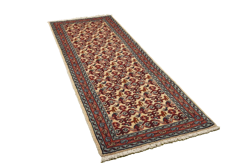 Assadabad · Handgeknüpft – Beige, 192x71 cm