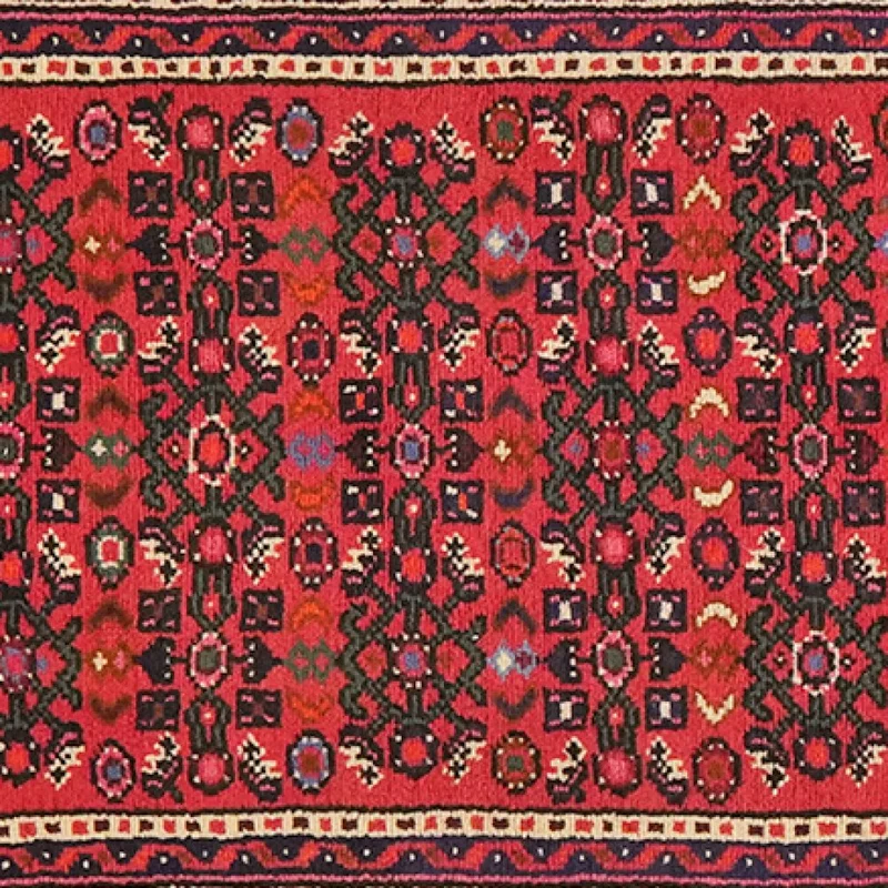 Hosseinabad · Handgeknüpft – Rot, 295x75 cm