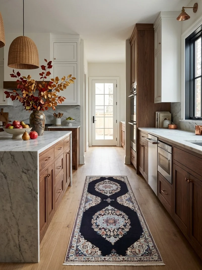 Nain 6La · Handgeknüpft – Blau, 163x49 cm