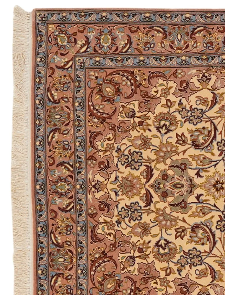 Isfahan · Handgeknüpft – Beige, 158x104 cm