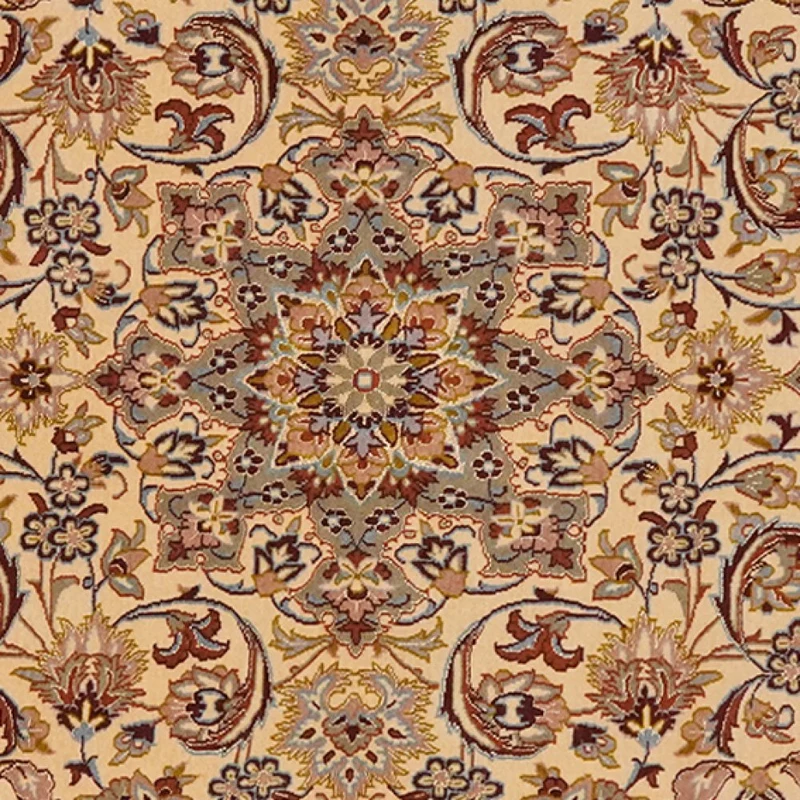 Isfahan · Handgeknüpft – Beige, 158x104 cm