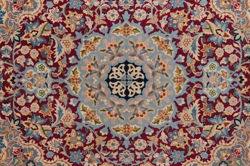 Isfahan · Handgeknüpft – Bunt, 108x76 cm