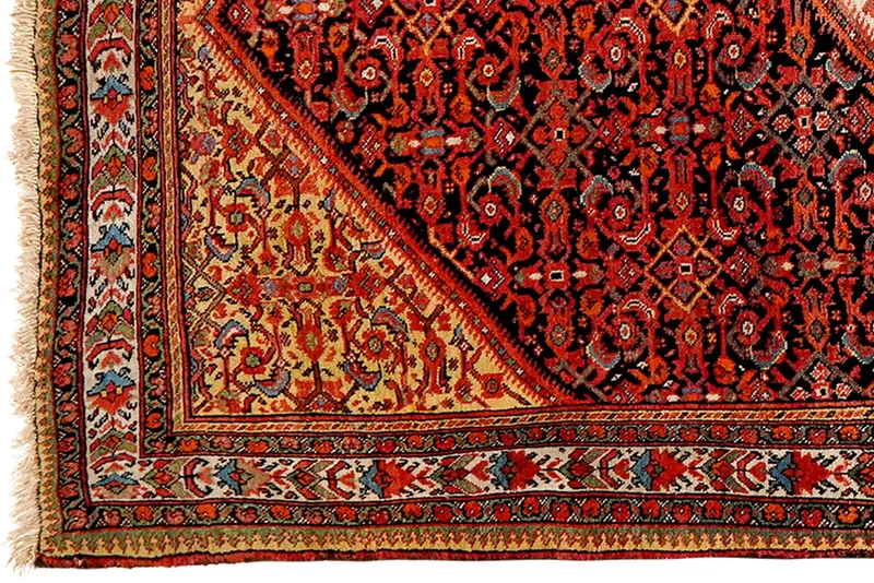 Farahan · Handgeknüpft – Blau, 185x118 cm