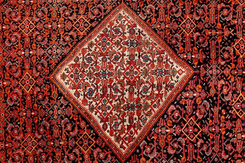 Farahan · Handgeknüpft – Blau, 185x118 cm