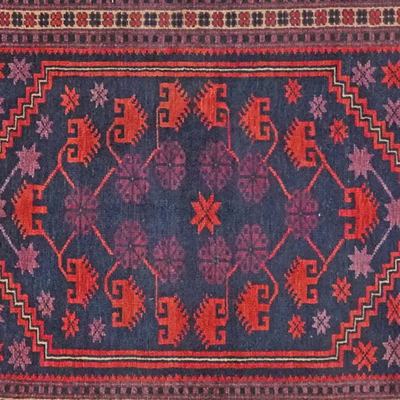 Yagdjibedir · Handgeknüpft – Blau, 182x106 cm