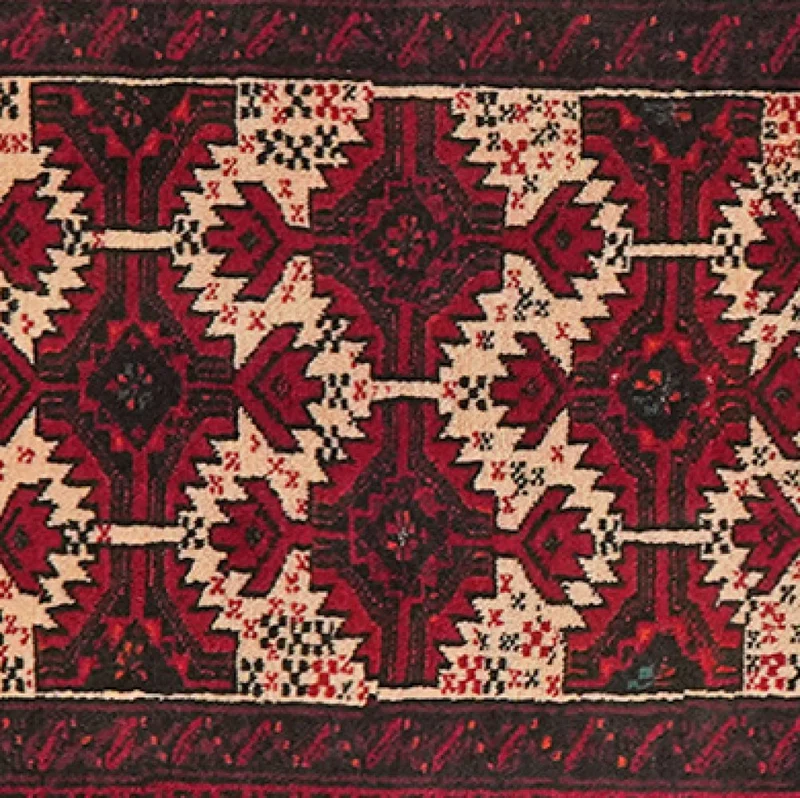 Belutch · Handgeknüpft – Beige, 92x66 cm
