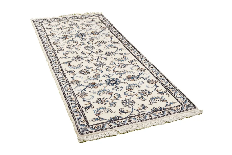 Nain 12La · Handgeknüpft – Beige, 196x78 cm