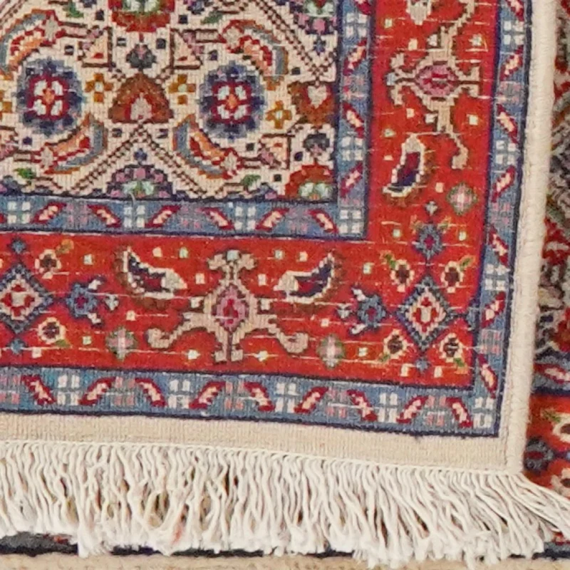Moud Mahi · Handgeknüpft – Beige, 196x50 cm