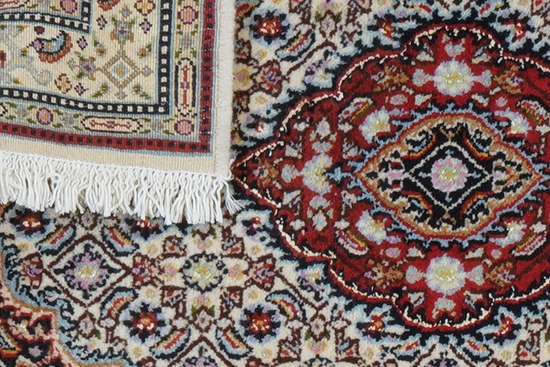 Moud Mahi · Handgeknüpft – Beige, 87x58 cm