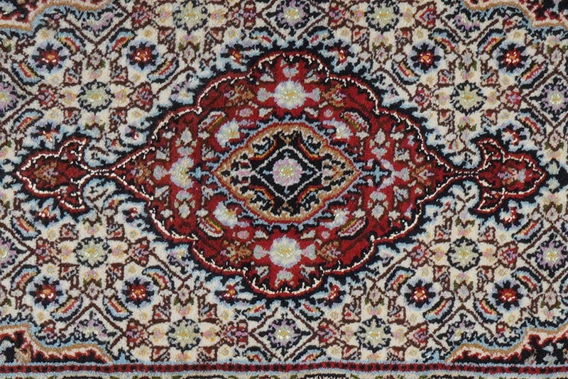 Moud Mahi · Handgeknüpft – Beige, 87x58 cm