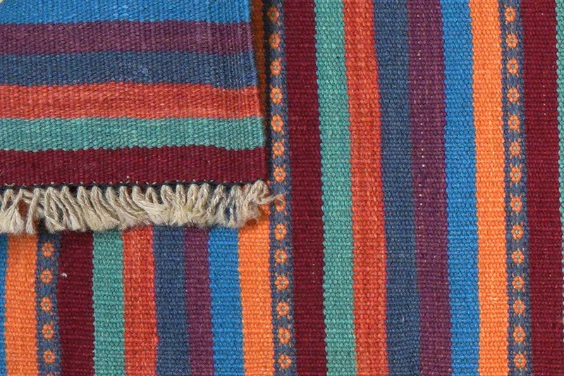Kelim Gashgai · Handgewebt – Bunt, 195x60 cm