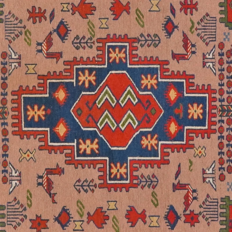 Sumak Shahsavan · Handgewebt – Beige, 185x125 cm