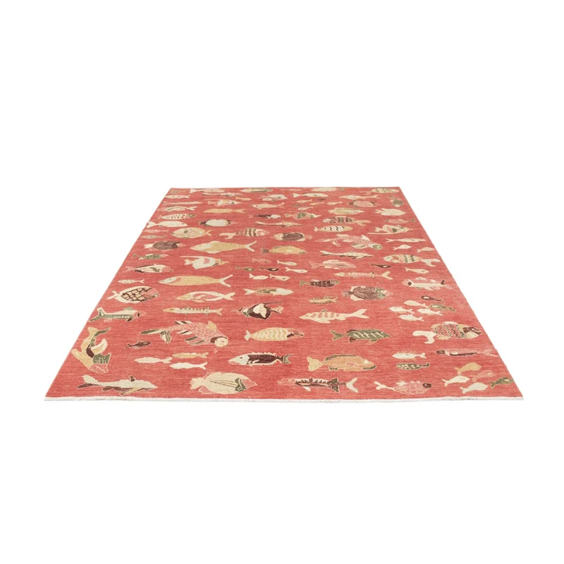 Designer Teppich 205x296cm - mehrfarbig