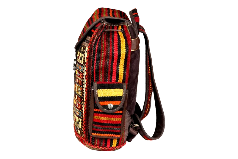 Kelim Bag · Handgefertigt – Bunt, 43x36 cm
