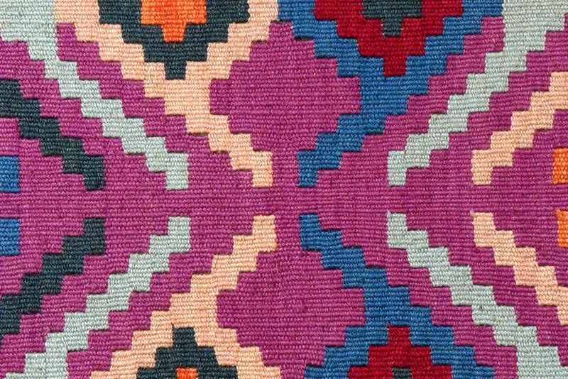Kelim Gashgai · Handgewebt – Violett, 86x62 cm