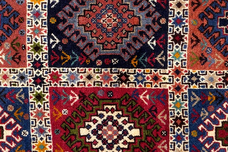 Yalameh · Handgeknüpft – Bunt, 195x80 cm