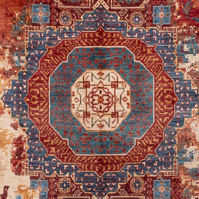 Designer Teppich 245x333cm - mehrfarbig