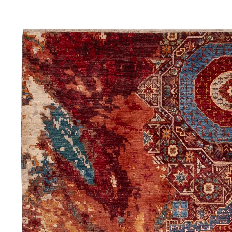Designer Teppich 245x333cm - mehrfarbig