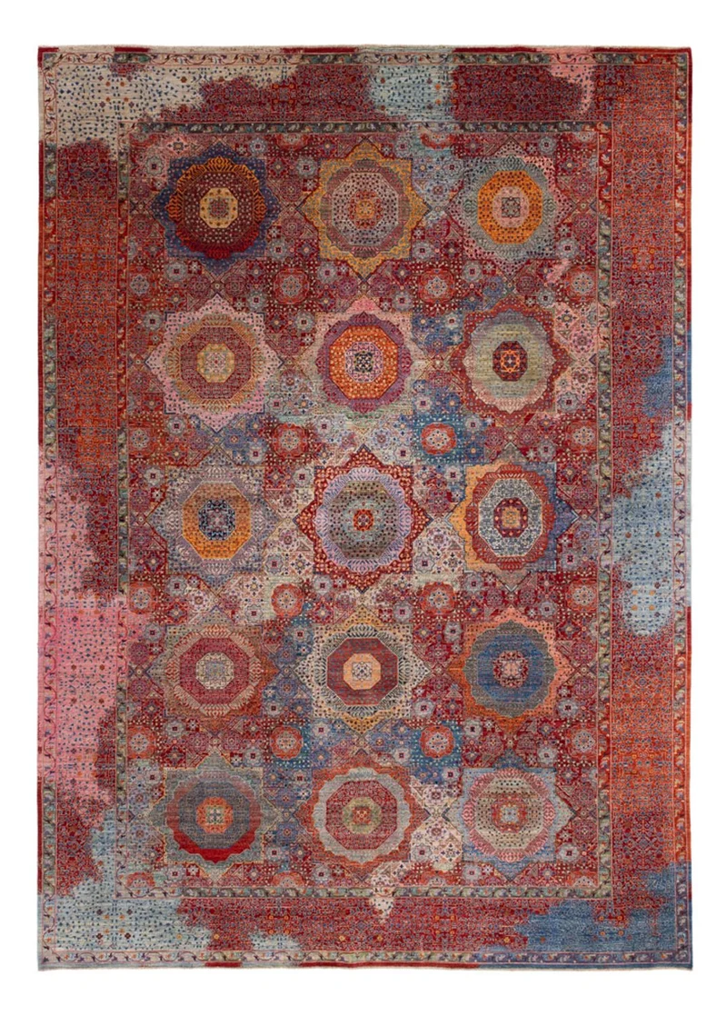 Designer Teppich 300x423cm - mehrfarbig