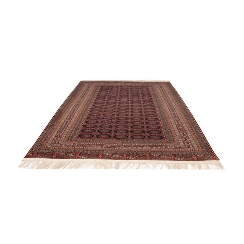 Afghan Teppich 243x321cm - Orientteppich - dunkelrot