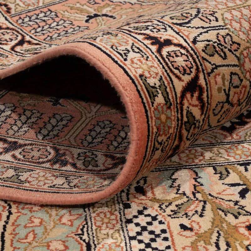Seidenteppich - Kaschmir Seide - 238 x 324 cm - beige