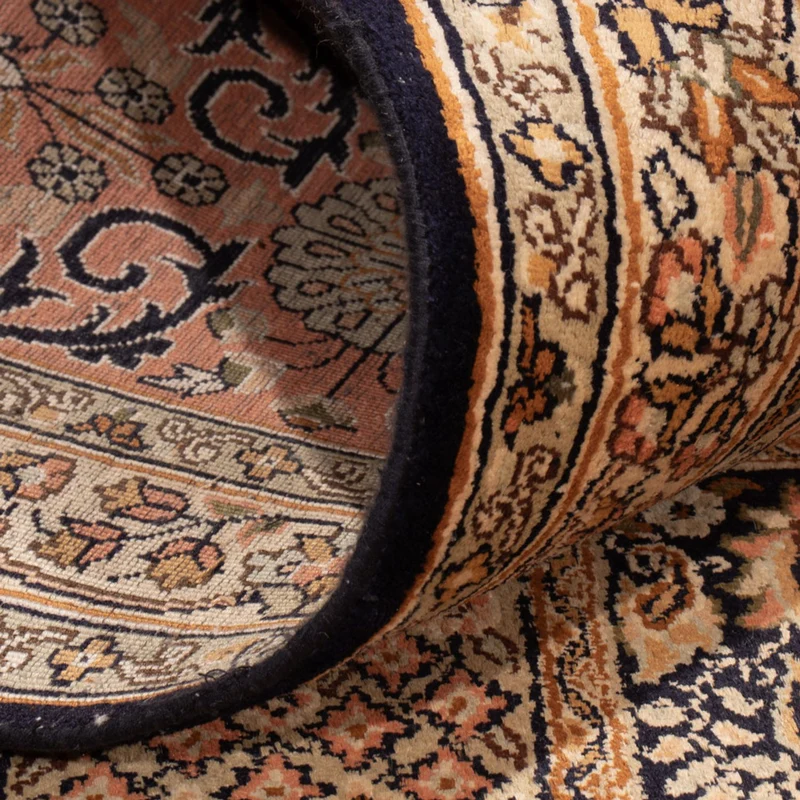 Seidenteppich - Kaschmir Seide - 246 x 339 cm - dunkelbeige