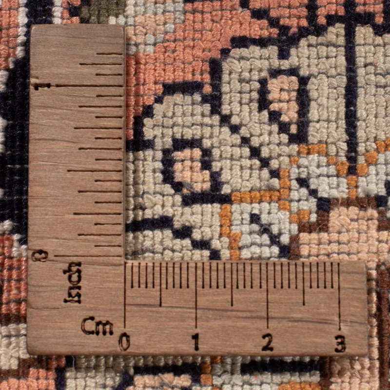 Seidenteppich - Kaschmir Seide - 246 x 339 cm - dunkelbeige