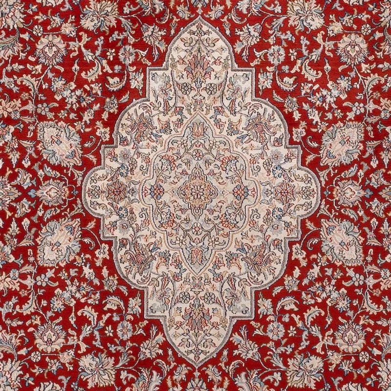 Seidenteppich - Kaschmir Seide - 245 x 332 cm - rot