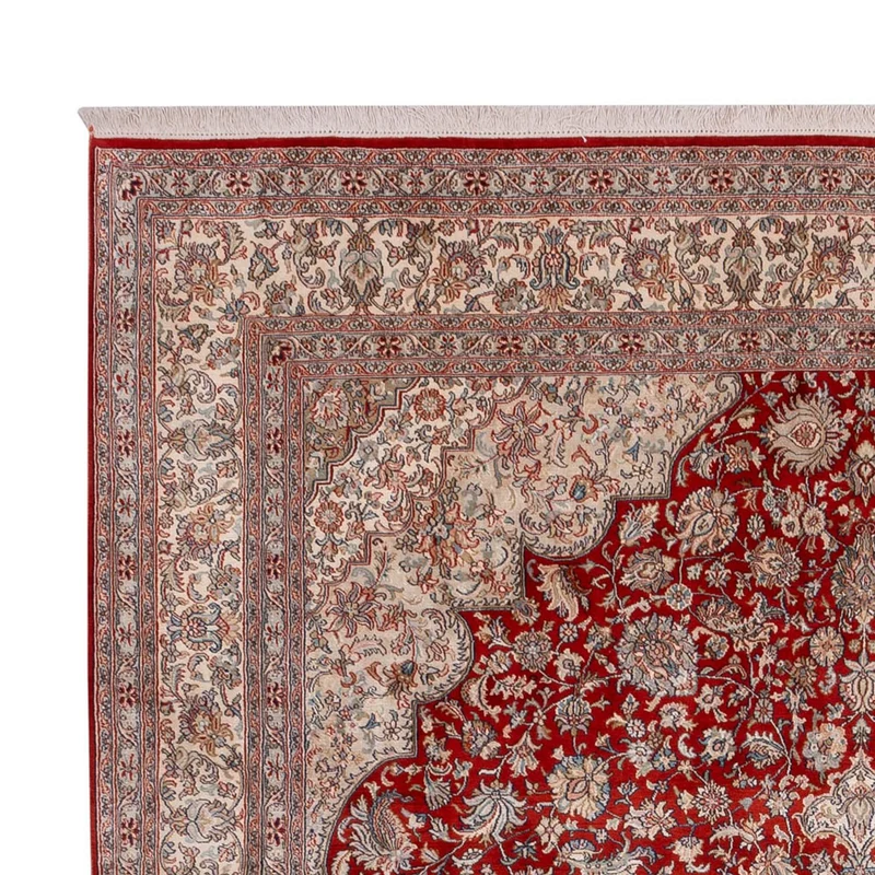 Seidenteppich - Kaschmir Seide - 245 x 332 cm - rot