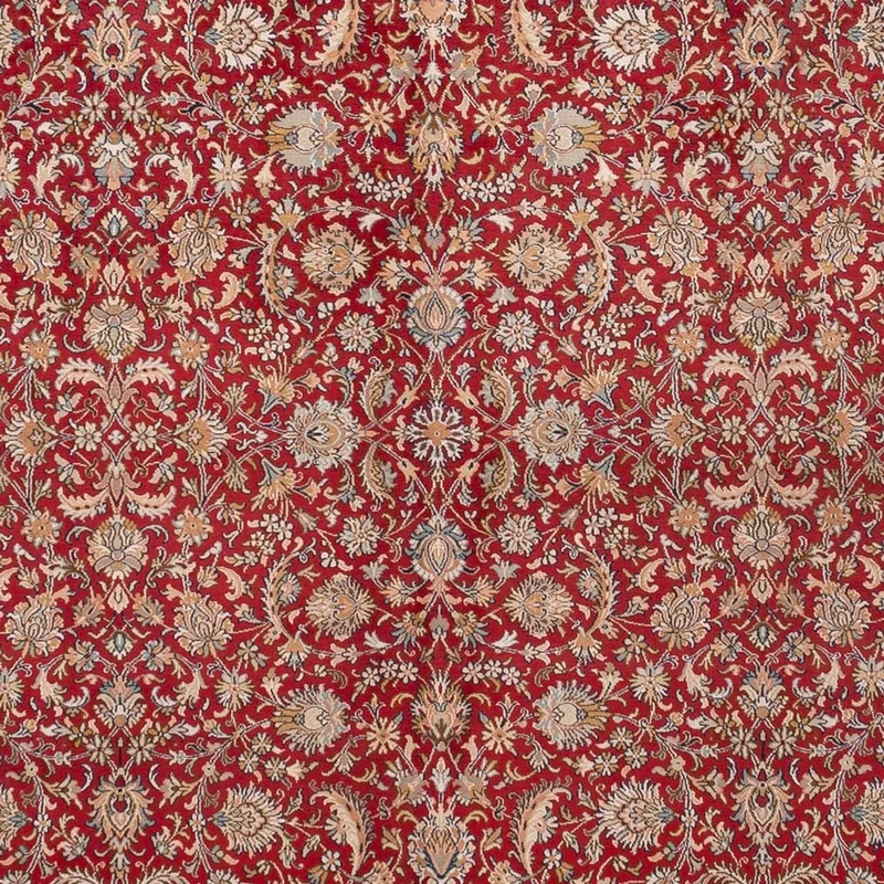 Seidenteppich - Kaschmir Seide - 279 x 369 cm - rot
