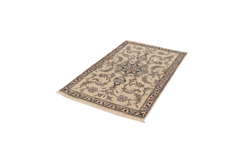 Nain 12La · Handgeknüpft – Beige, 139x89 cm