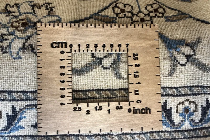 Nain 12La · Handgeknüpft – Beige, 139x89 cm