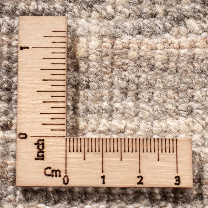 Berber Teppich 204x298cm - Wollteppich - dunkelbeige