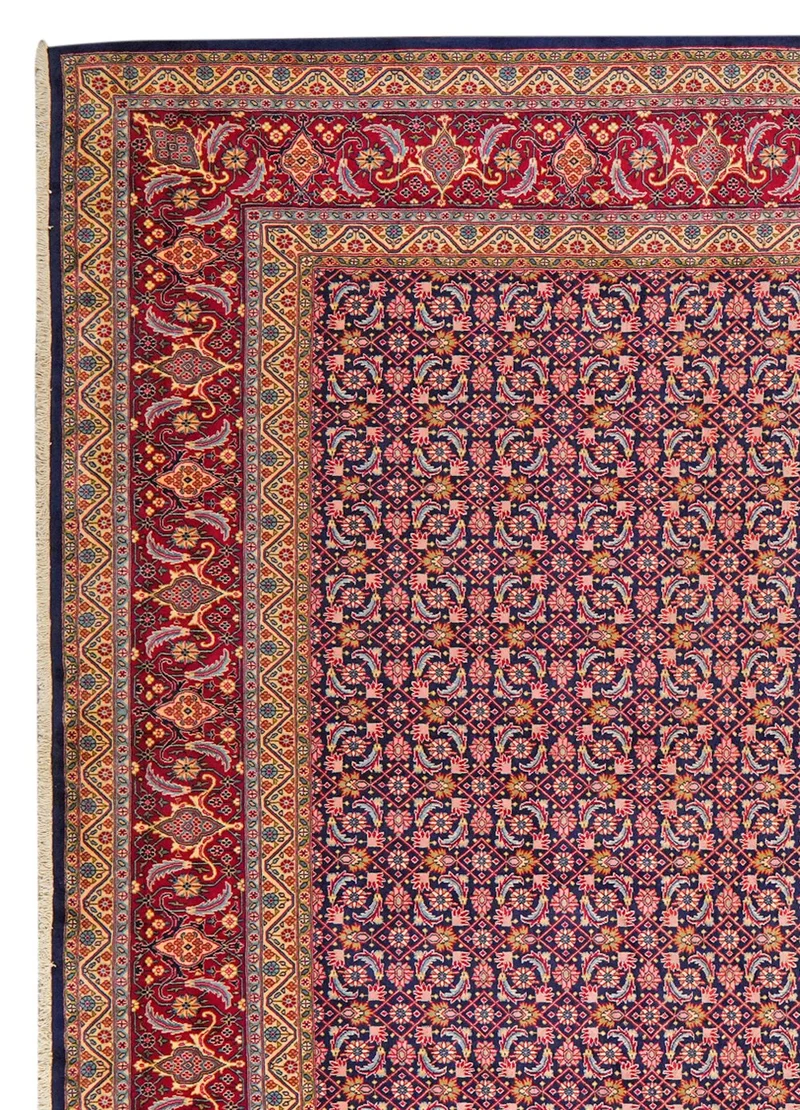 Hamadan · Handgeknüpft – Blau, 446x302 cm