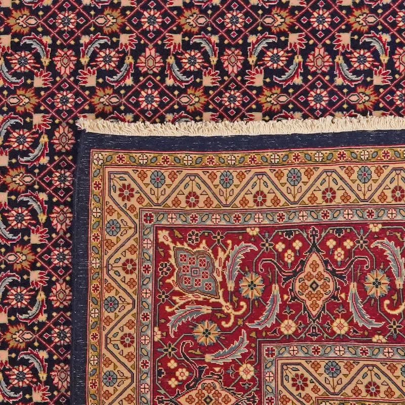 Hamadan · Handgeknüpft – Blau, 446x302 cm