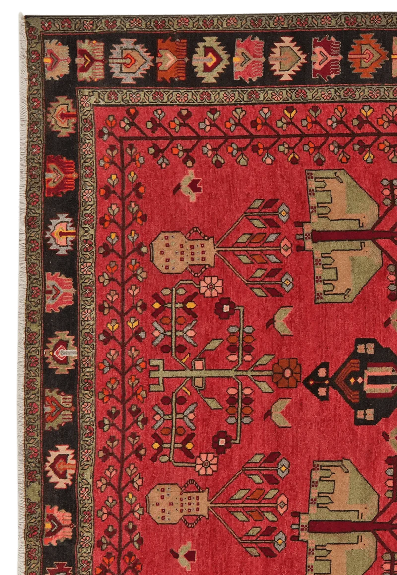 Kordibaf · Handgeknüpft – Rot, 332x217 cm