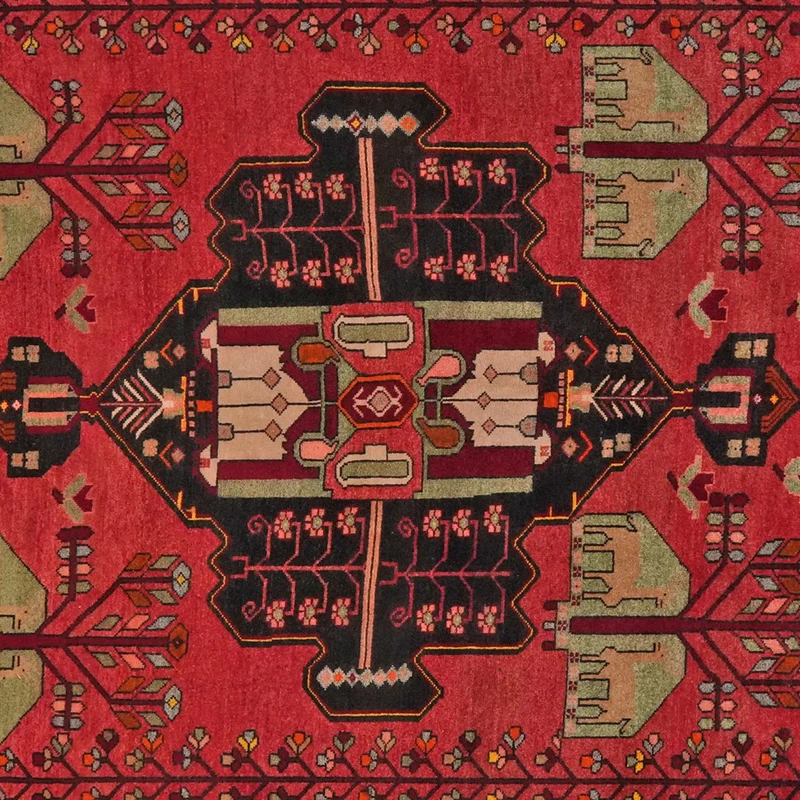 Kordibaf · Handgeknüpft – Rot, 332x217 cm