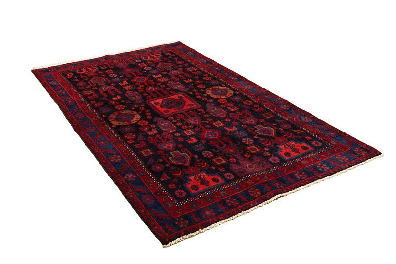 Broudjerd · Handgeknüpft – Blau, 222x136 cm