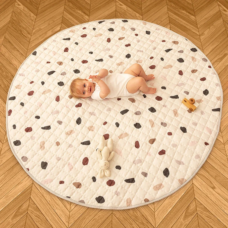 Spielteppich Baby Rund - Noa Konfetti Bunt